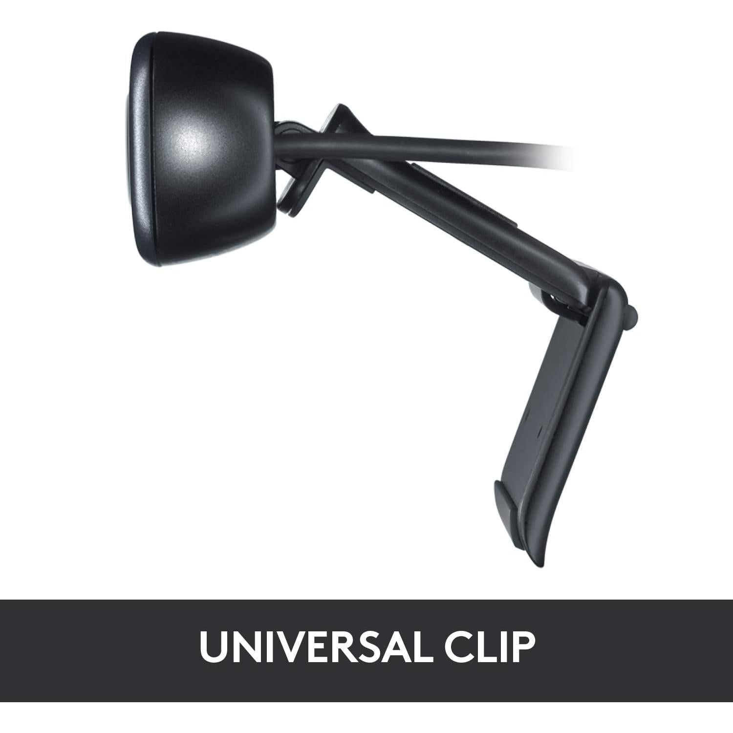 Webcam Logitech C310 HD 720p, Micrófono con Reducción de Ruido