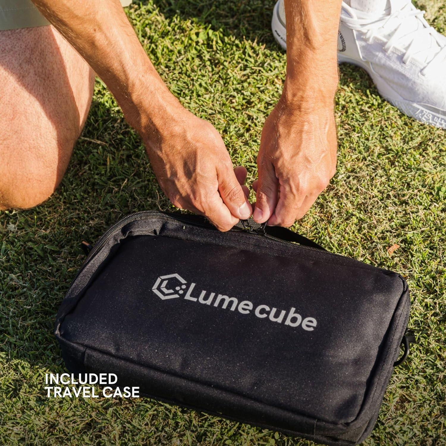 Kit de Contenido Lume Cube 2.0 - Trípode Ajustable, Luz LED y Micrófono