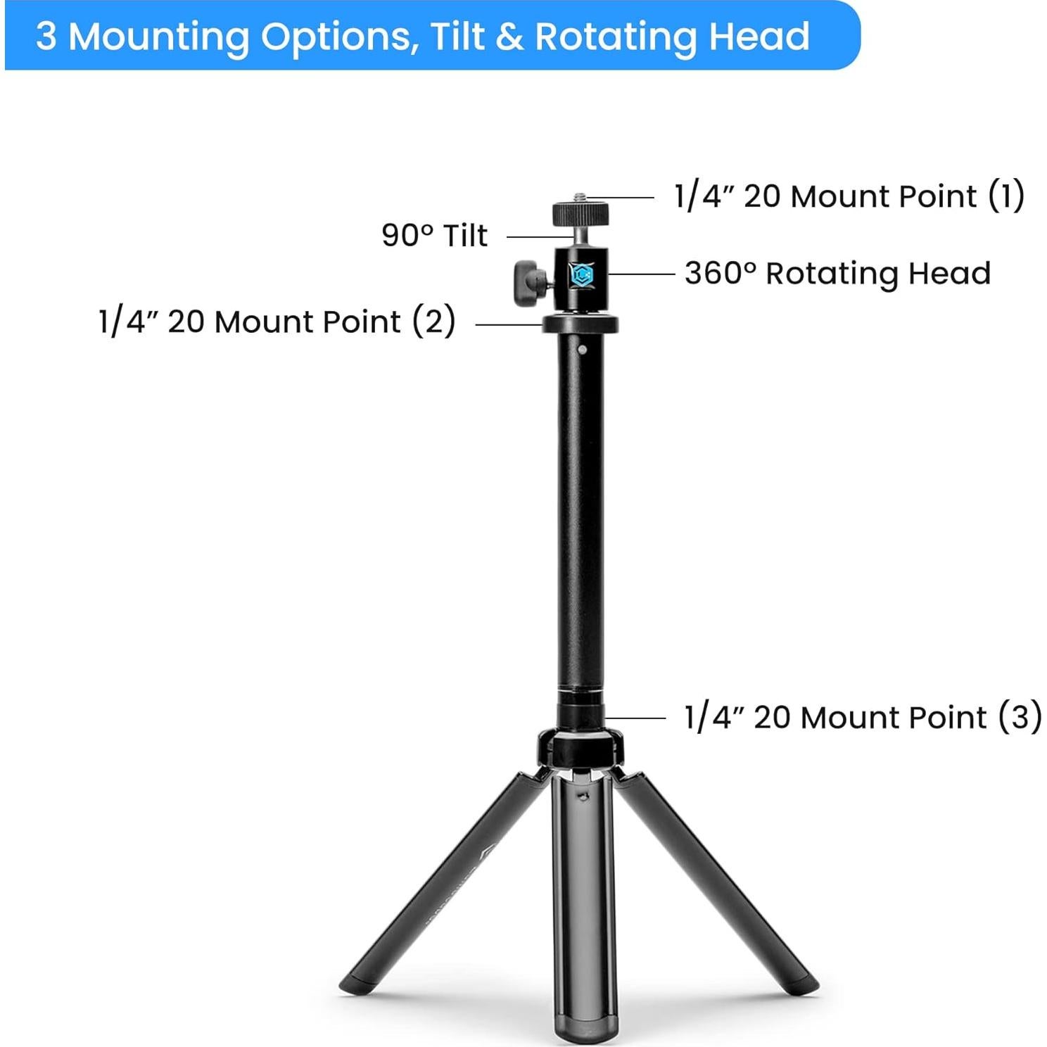 Trípode Ajustable Lume Cube 76.2 cm para Webcam y Luces