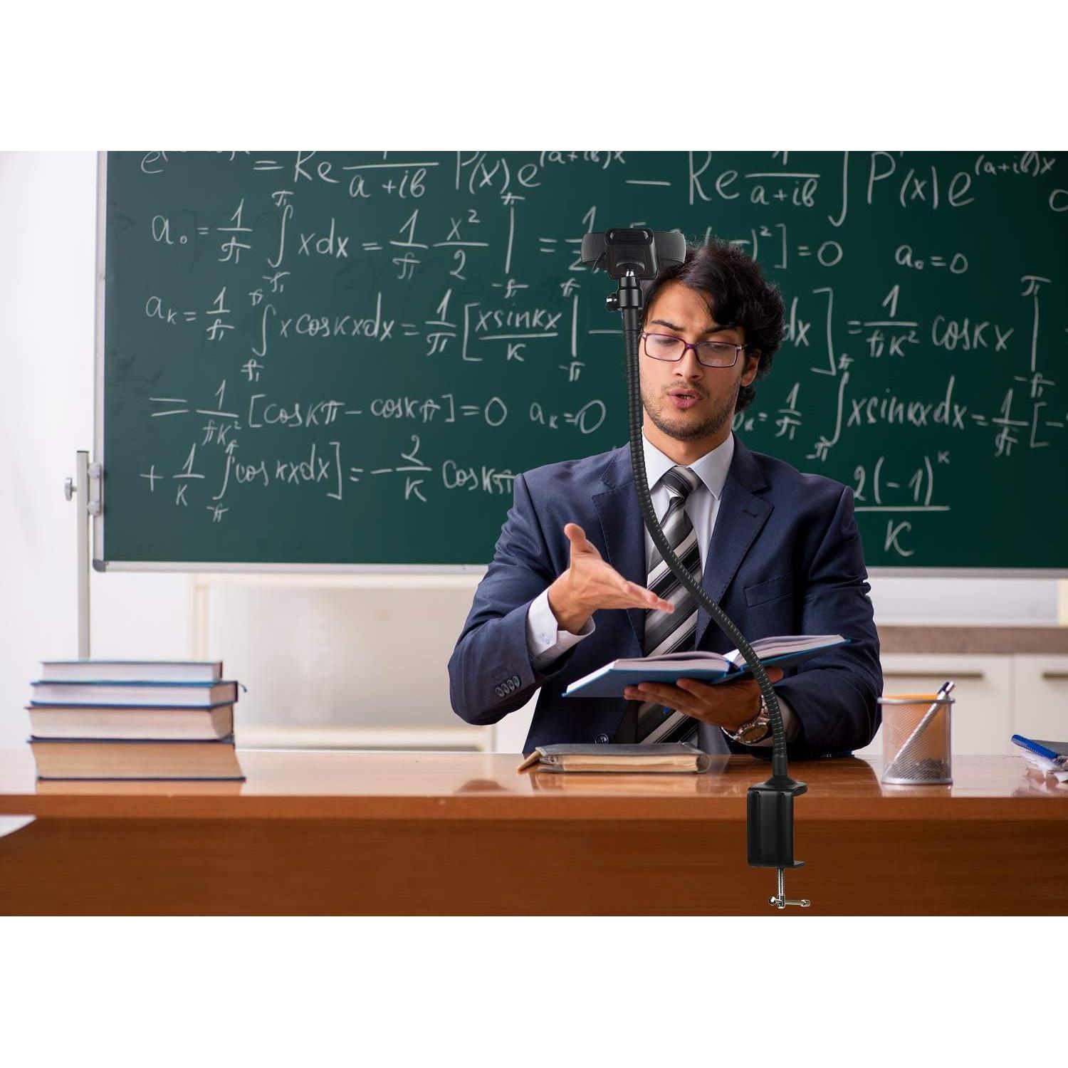 Soporte para Webcam AceTaken - Brazo Flexible 64 cm Negro