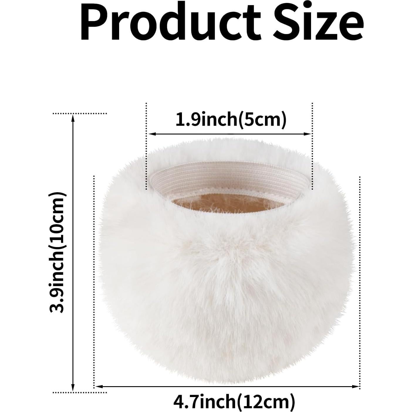 Filtro Pop para Micrófono Blue Yeti - Paraviento de Pelo Blanco