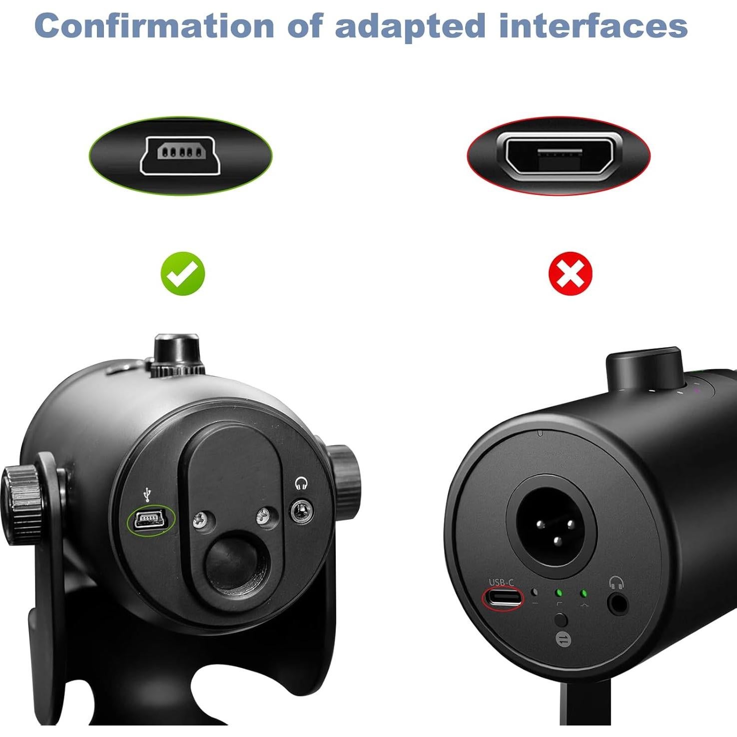 Cable de micrófono USB SGEOYPIL para Blue Yeti/Snowball - 2.99m