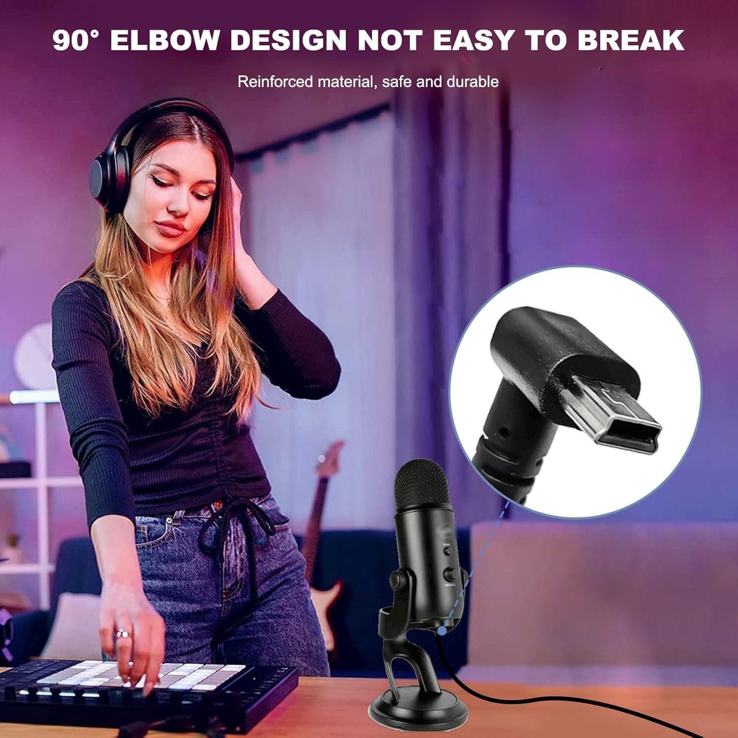 Cable de micrófono USB SGEOYPIL para Blue Yeti/Snowball - 2.99m