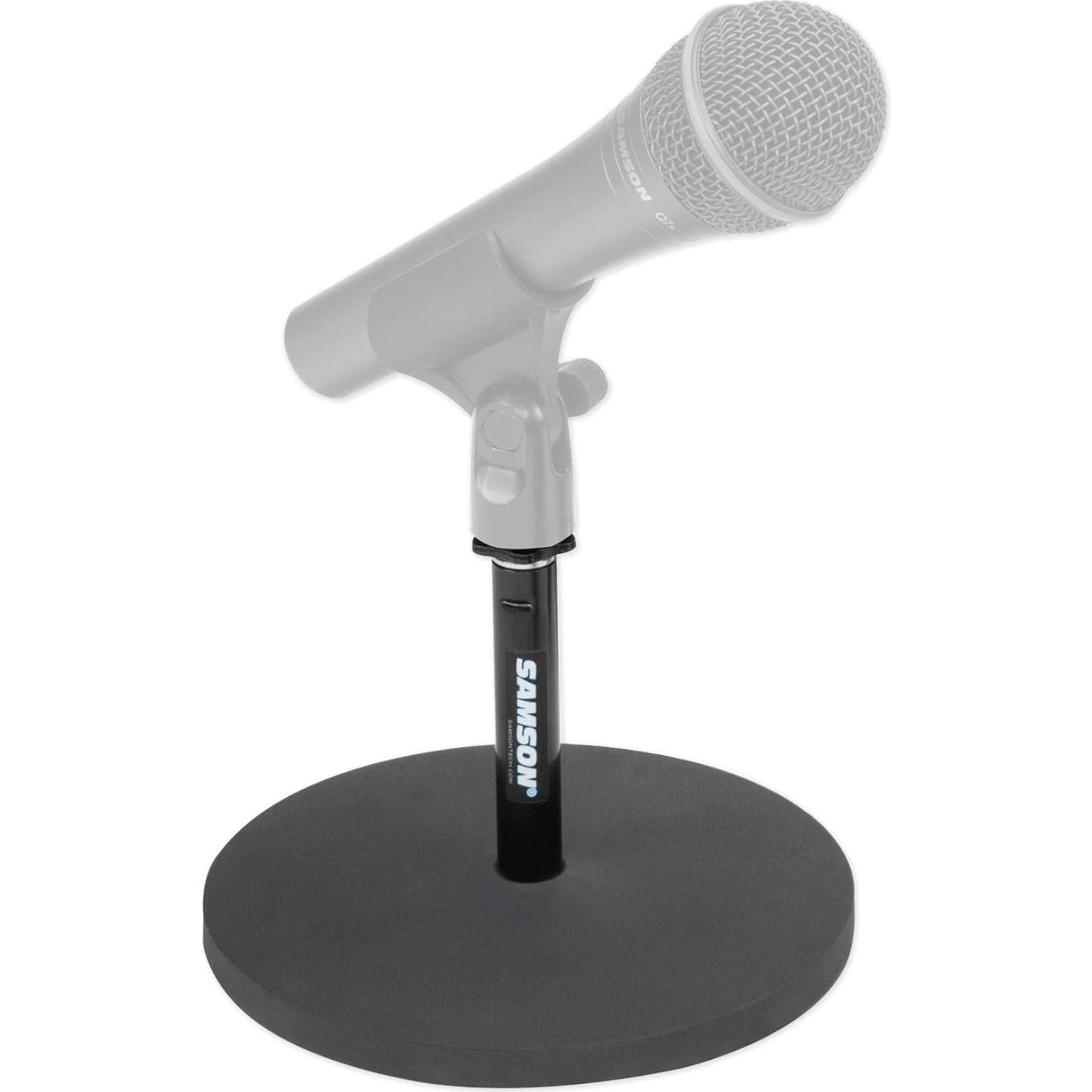 Soporte de Micrófono de Escritorio Samson MD5 - Estable y Bajo