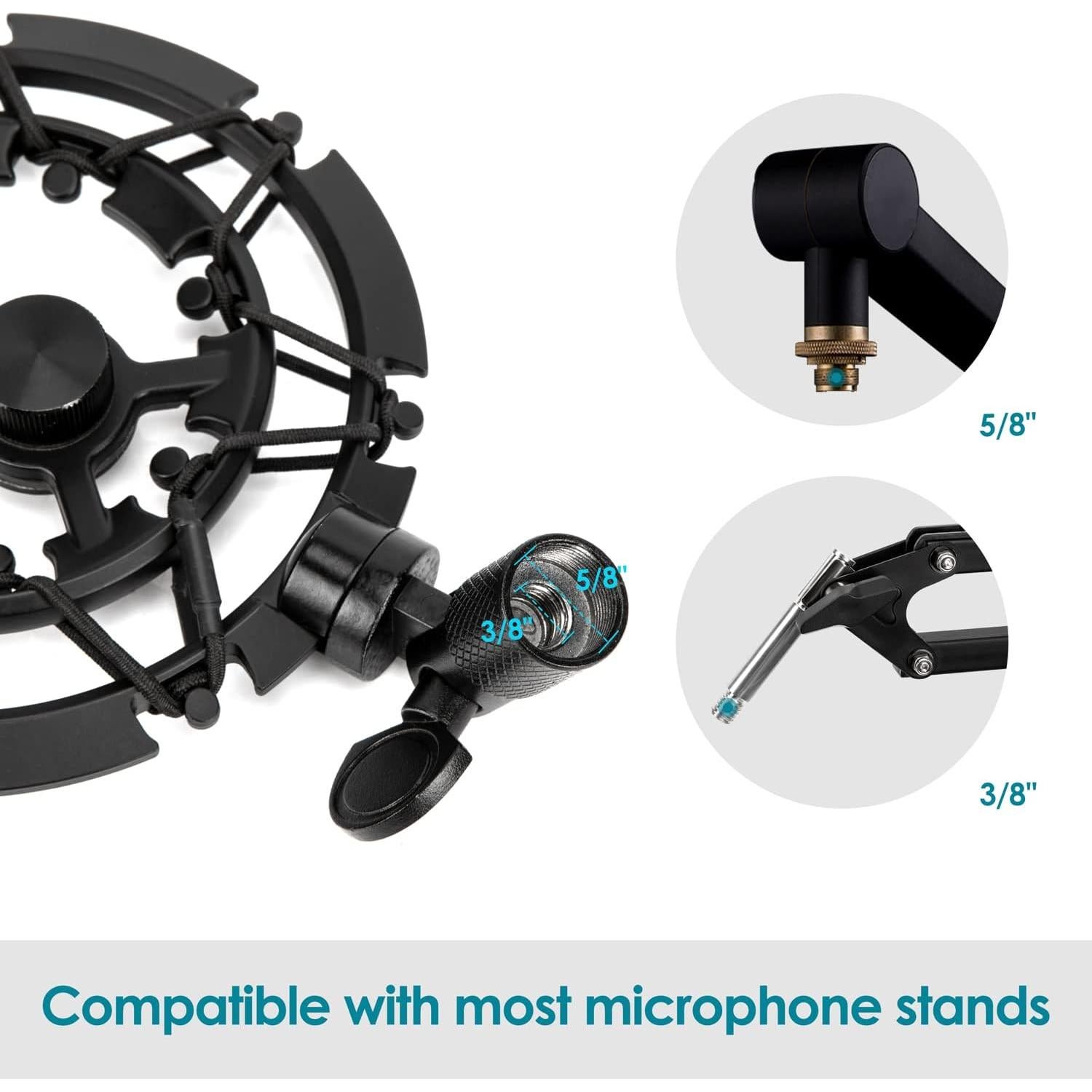 Soporte Antivibración Metal Blue Yeti - Aisla Ruido y Vibración