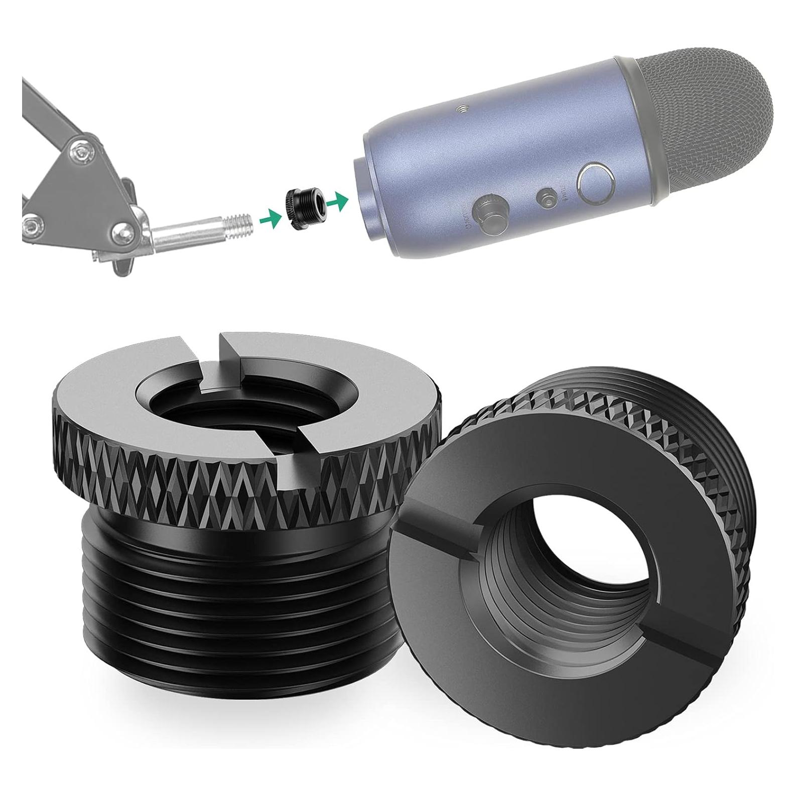 Adaptador de Micrófono Rigych 3/8 a 5/8 Metal 2 Pcs