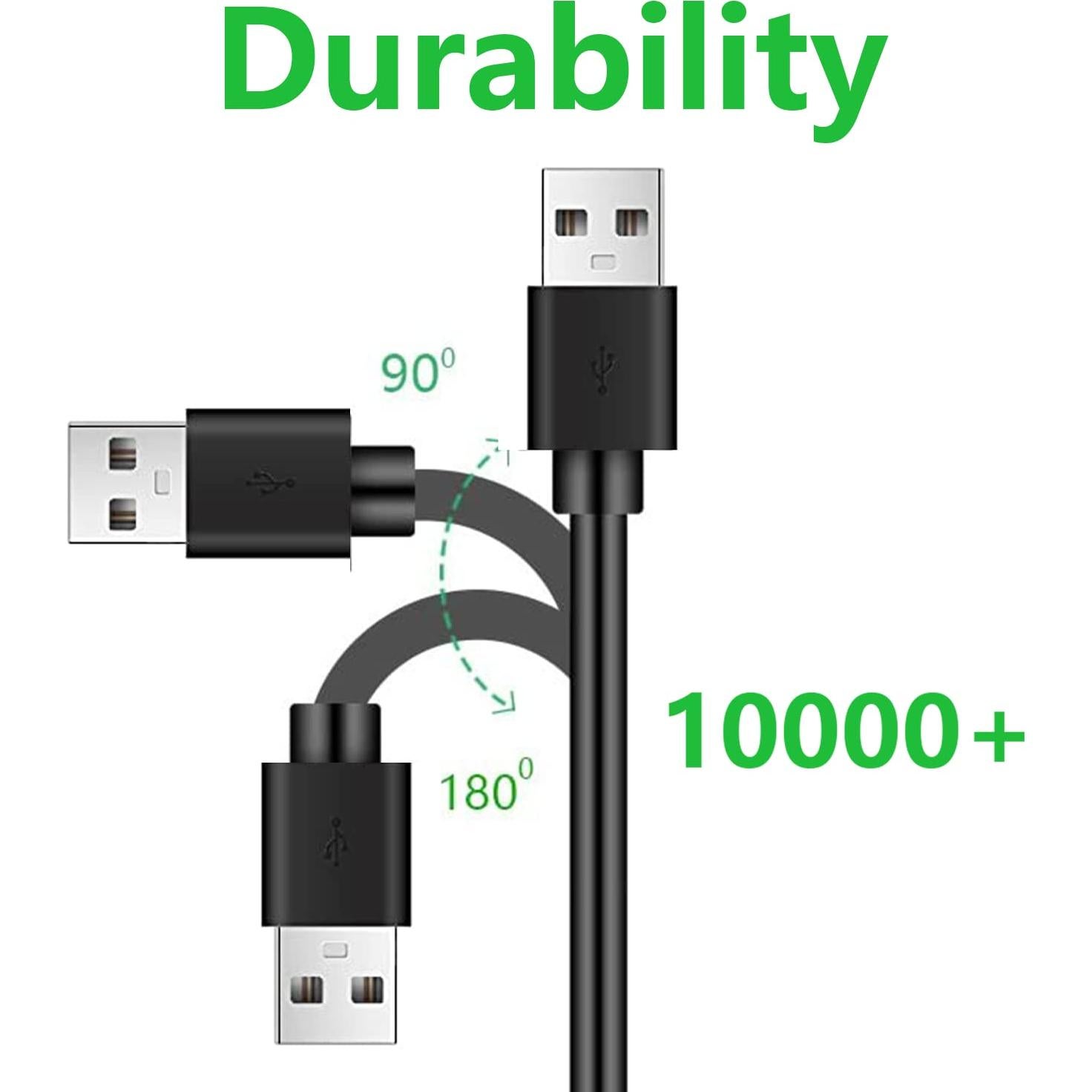 Cable Mini USB KQWOMA 1.01 m para Micrófonos Blue Yeti