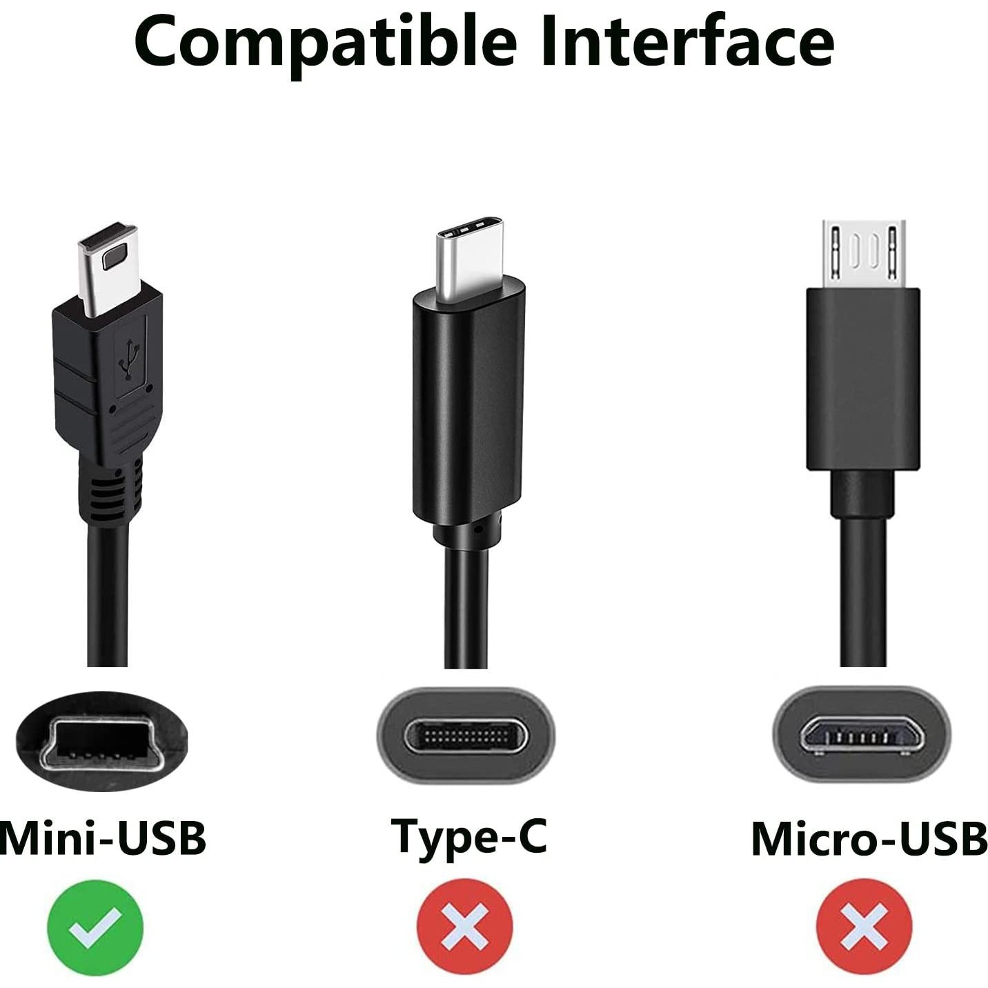 Cable Mini USB KQWOMA 1.01 m para Micrófonos Blue Yeti