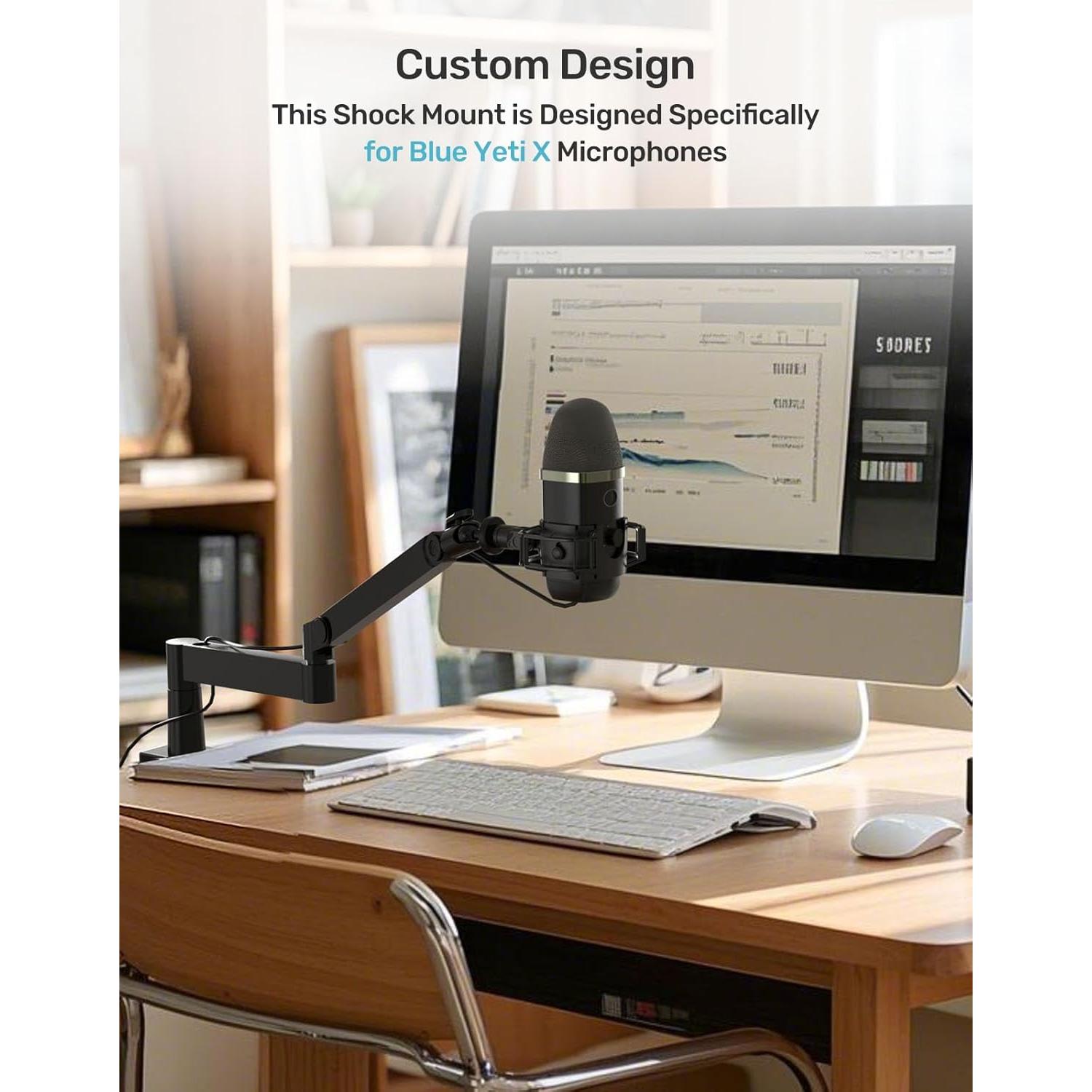 Soporte de Amortiguación para Micrófono Blue Yeti X 2025