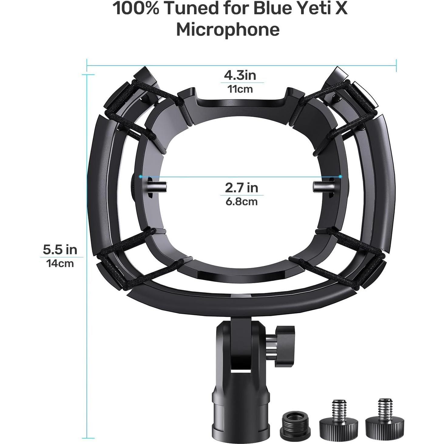 Soporte de Amortiguación para Micrófono Blue Yeti X 2025