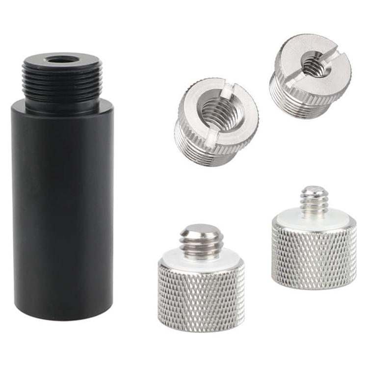 Varilla y Adaptadores CAMVATE 5/8"-27 para Micrófono Blue Yeti