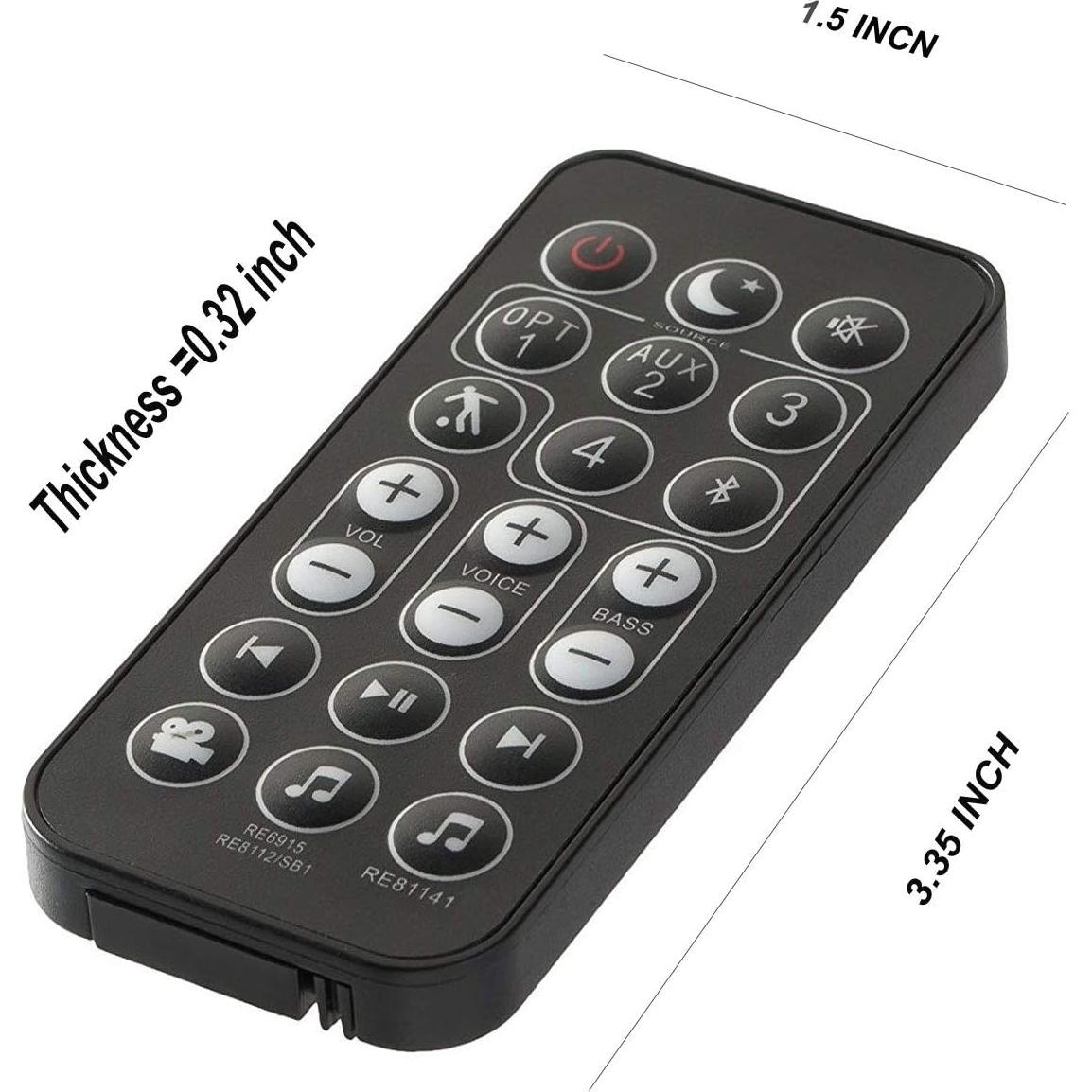 Control Remoto Motiexic Compatible Polk Audio Surroundbar