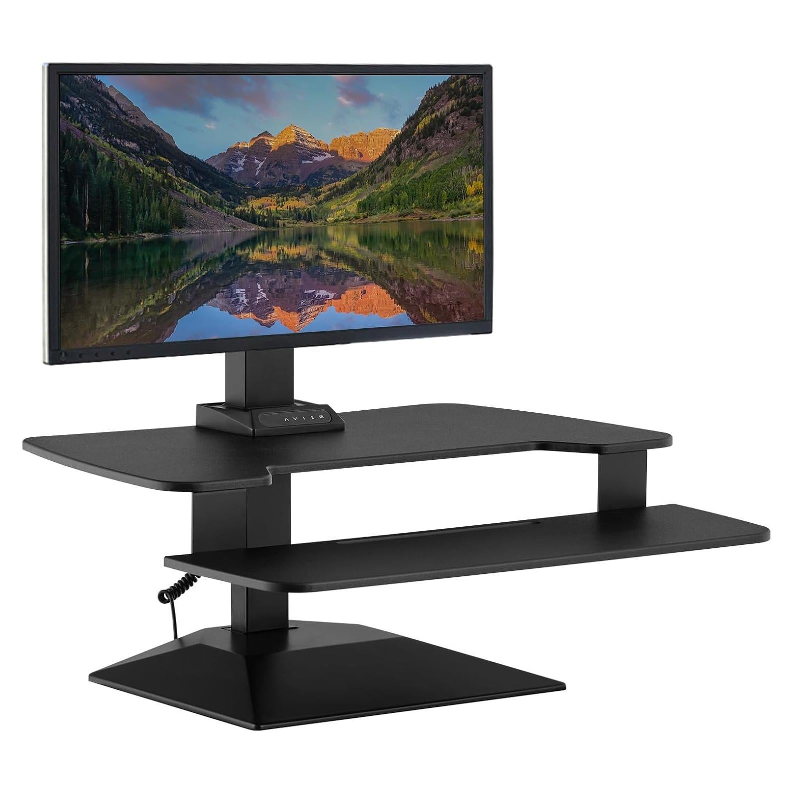 Elevador de Escritorio Eléctrico VARI Premier 81.3 cm Negro