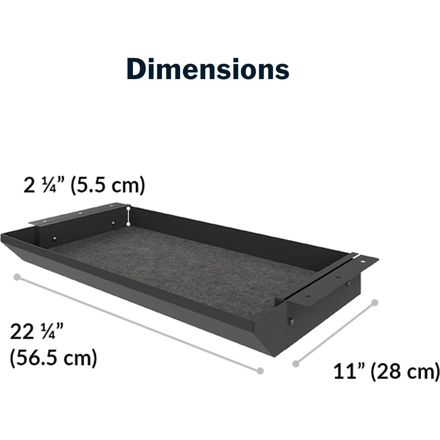 Cajón Undermount Vari - Organizador de Almacenamiento 51.4x24.1 cm