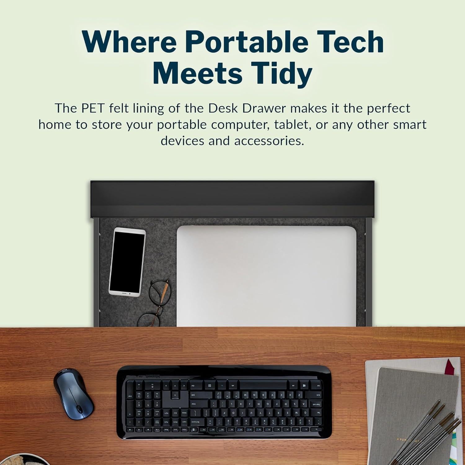 Cajón Undermount Vari - Organizador de Almacenamiento 51.4x24.1 cm