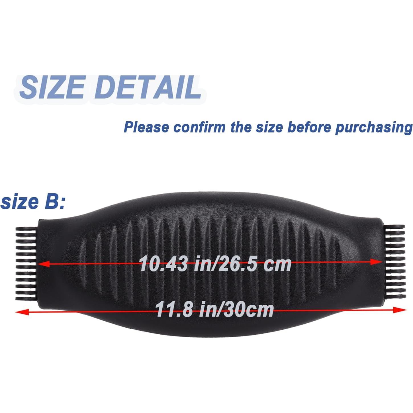 Almohadilla Soporte Lumbar Ketofa para Silla Aeron B Negra