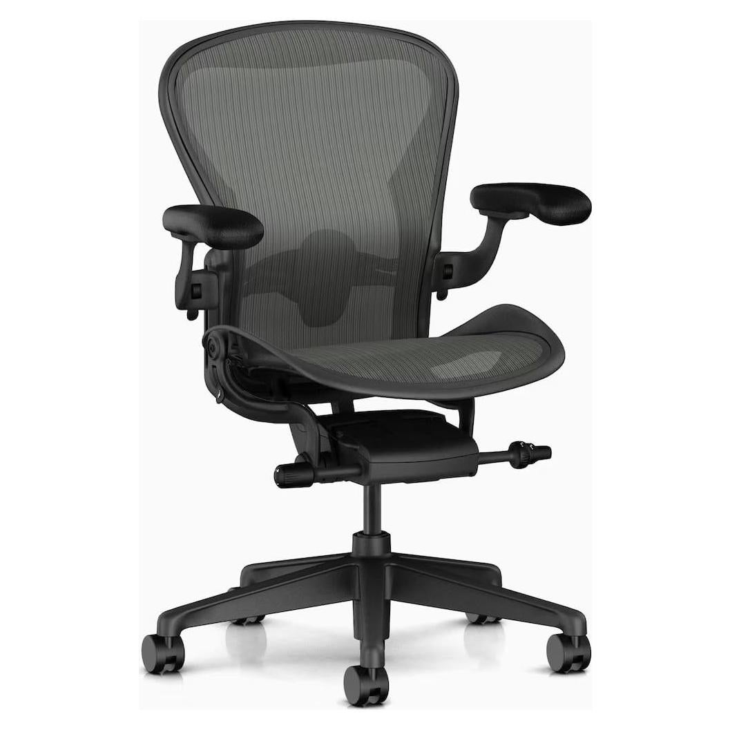 Silla de Oficina Ergonómica Herman Miller Aeron B Grafito
