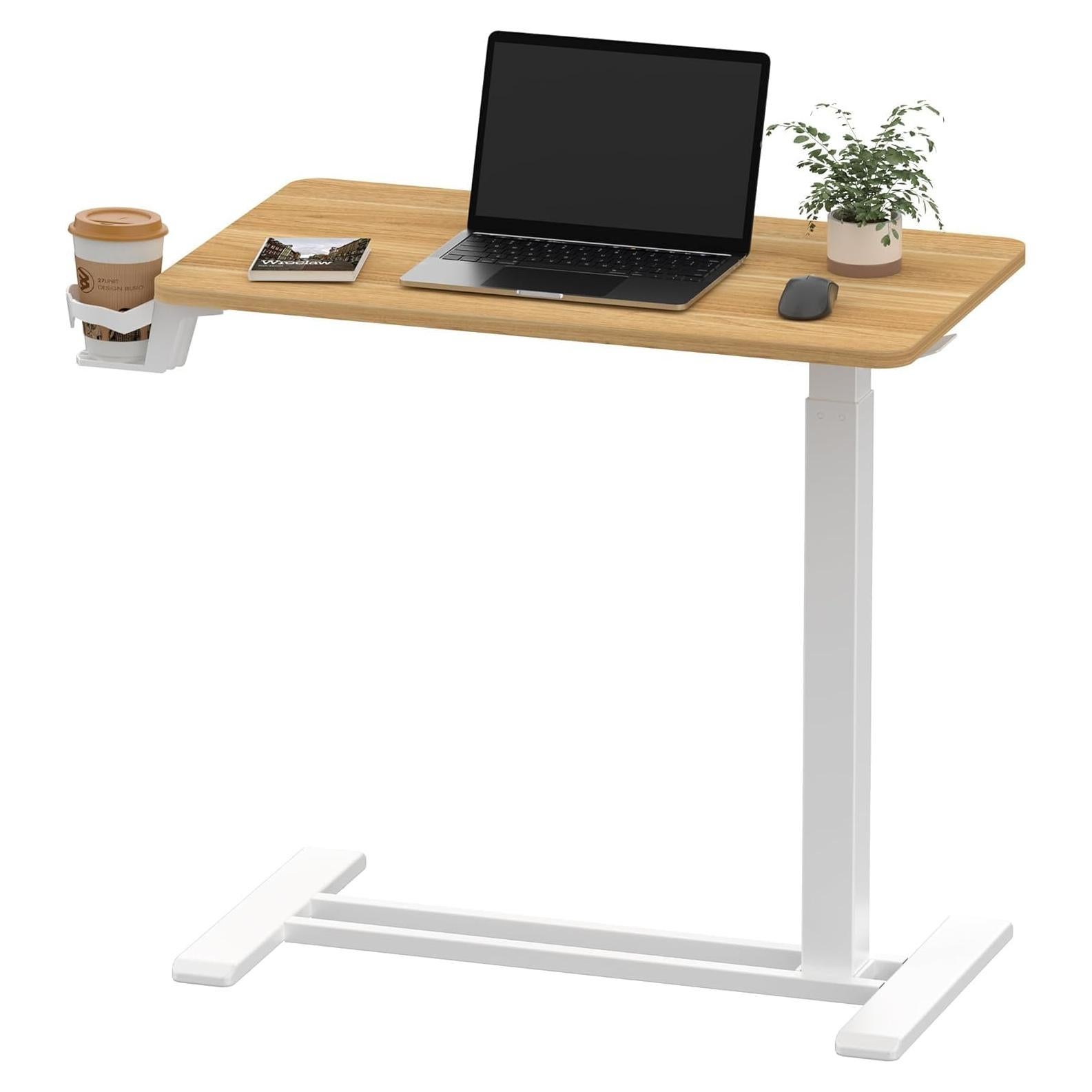 Escritorio de pie móvil SANODESK MT027 ajustable 66-106 cm Arce