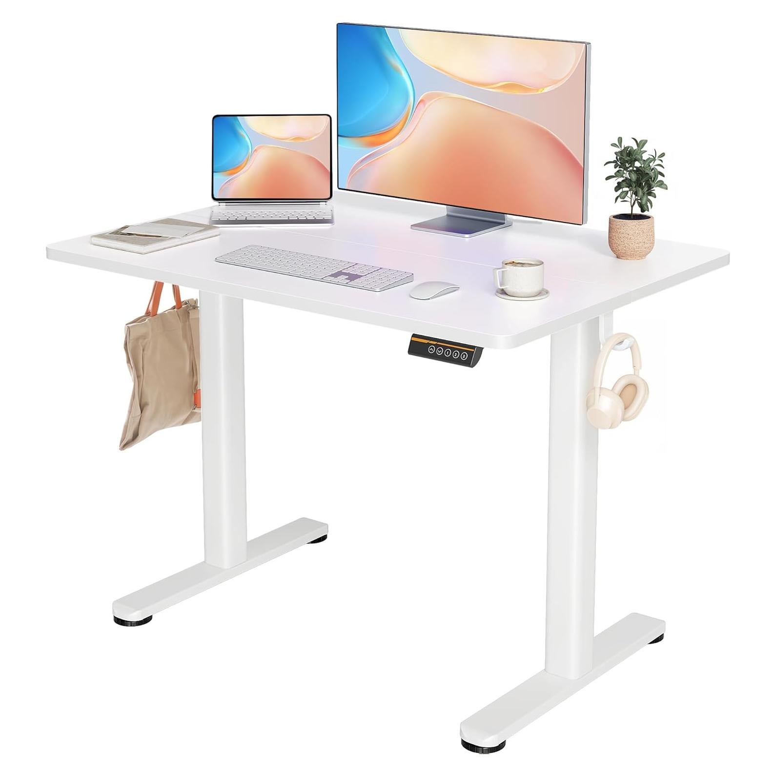 Escritorio de pie eléctrico YDN P3.01.001 ajustable 101.6x60.96cm