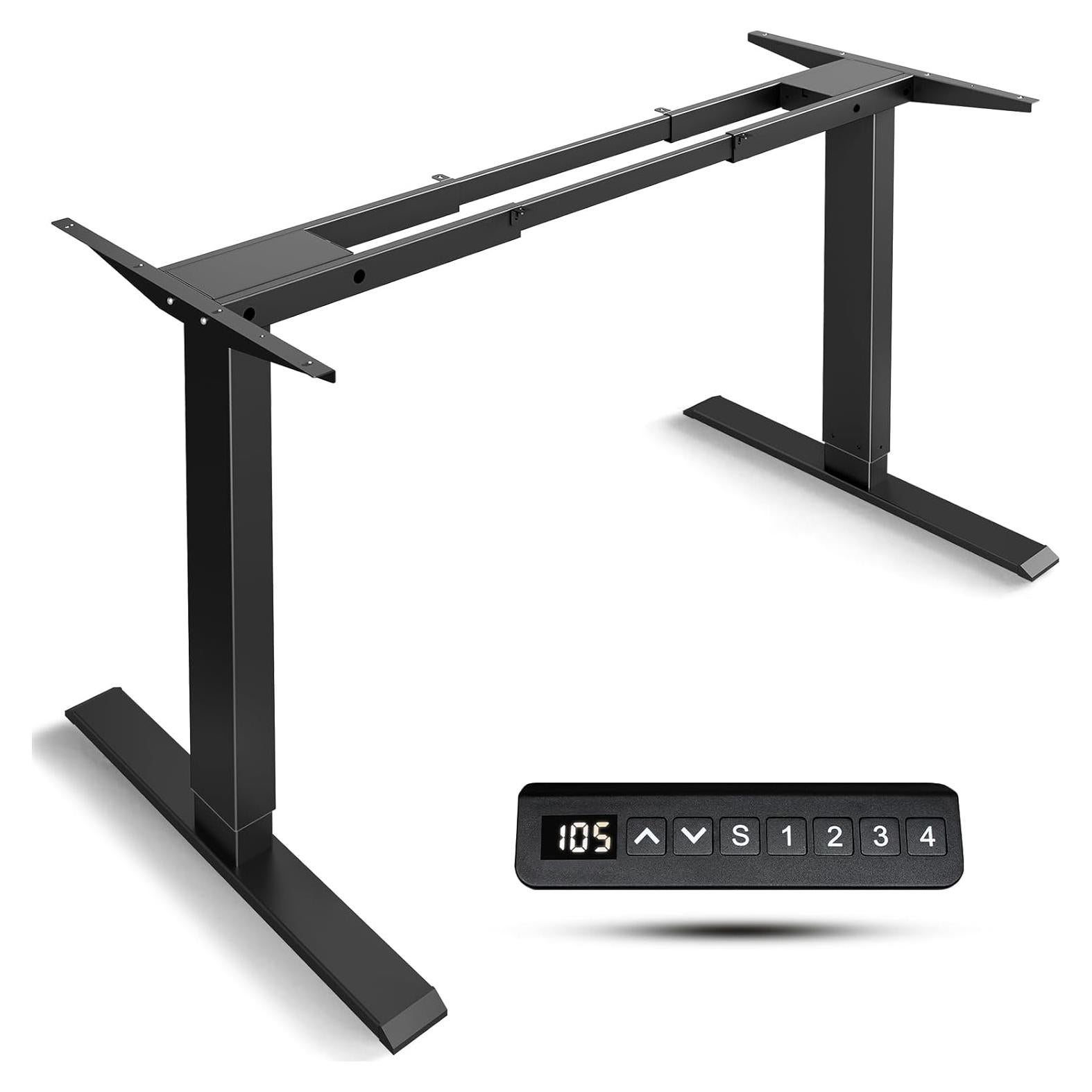 Marco de Escritorio Eléctrico Ajustable ESpefy Doble Motor Negro