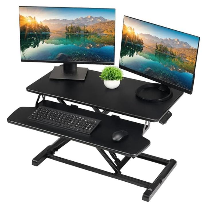 Convertidor de Escritorio TechOrbits OF-S06-2 Ajustable 94 cm Negro