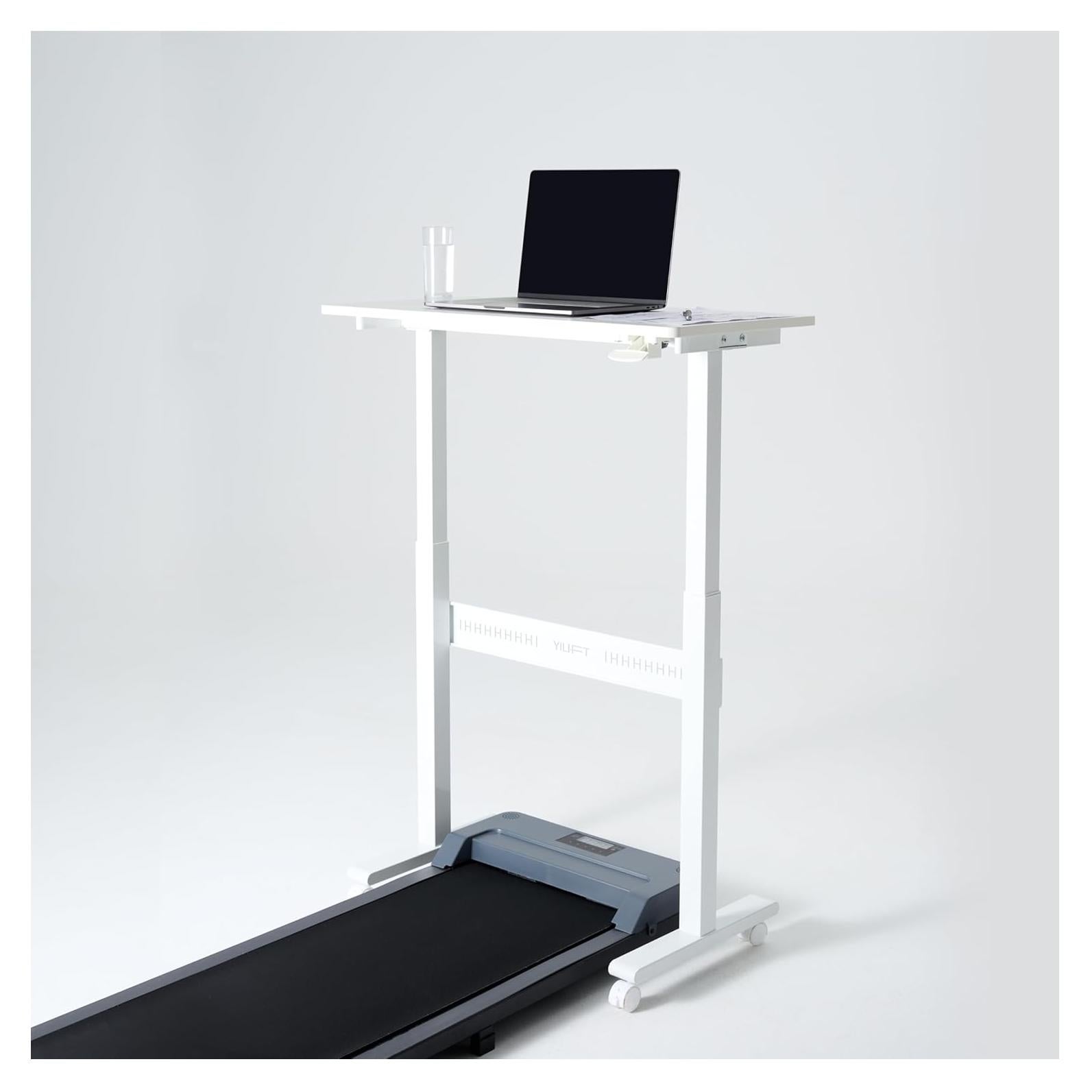 Escritorio de Pie Ajustable YILIFT PneuRev Blanco 71-110 cm