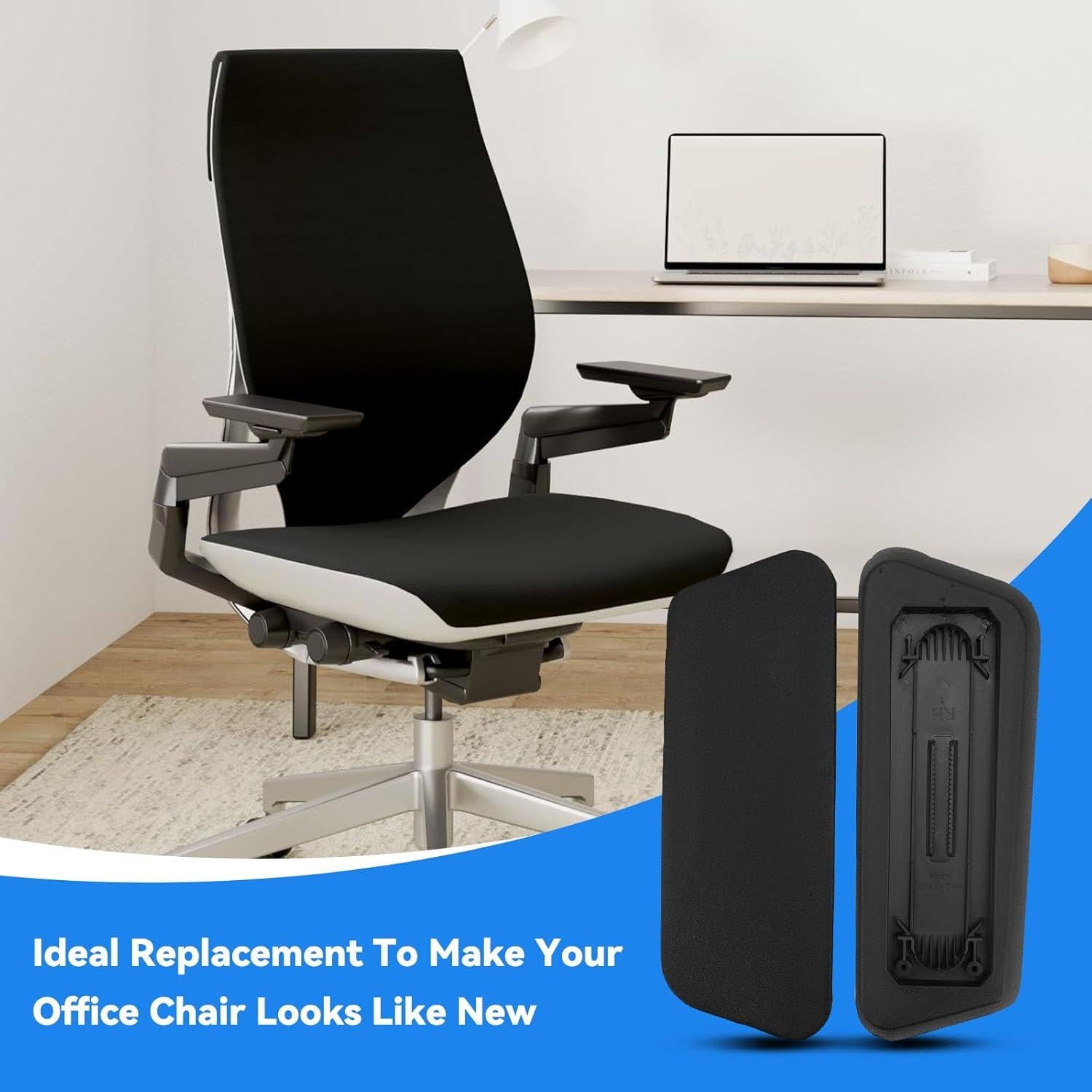 Almohadillas de Reemplazo para Silla SteelCase Gesture - 1 Par