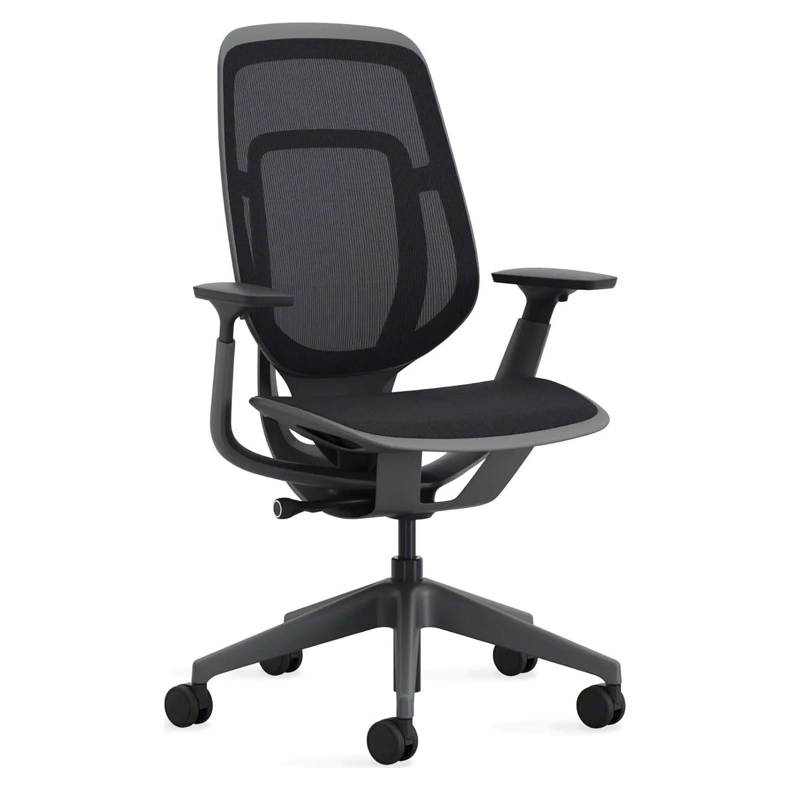 Silla de Oficina Ergonómica Steelcase Karman Negra Ajustable