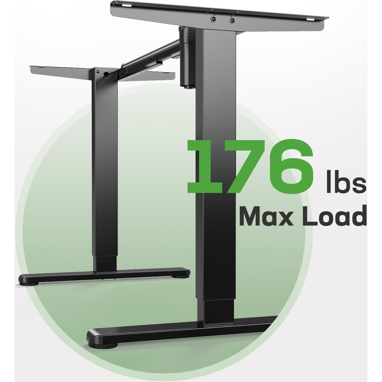Estructura de Escritorio Elevable Marsail, Ajustable 72-118 cm