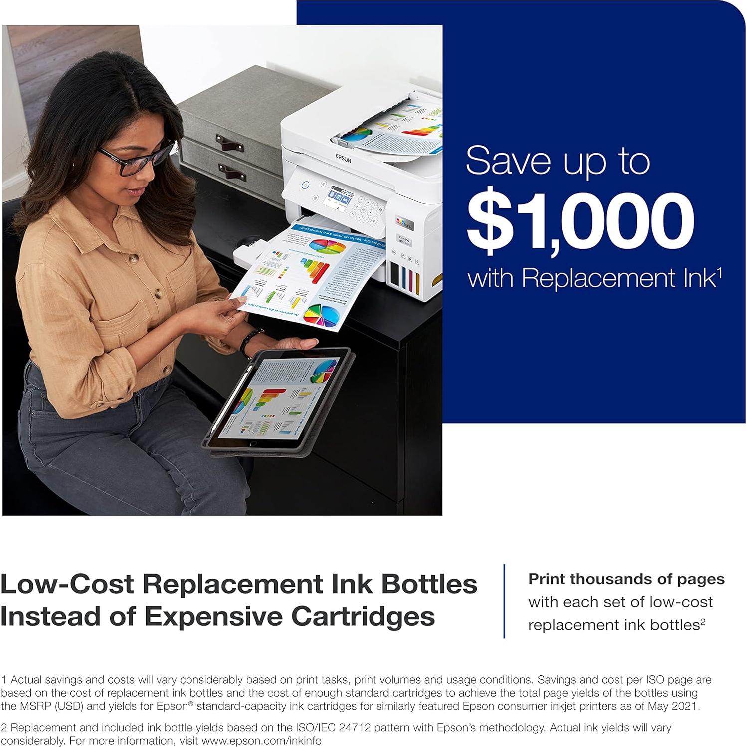 Impresora Multifuncional Epson EcoTank ET-3850 Inalámbrica