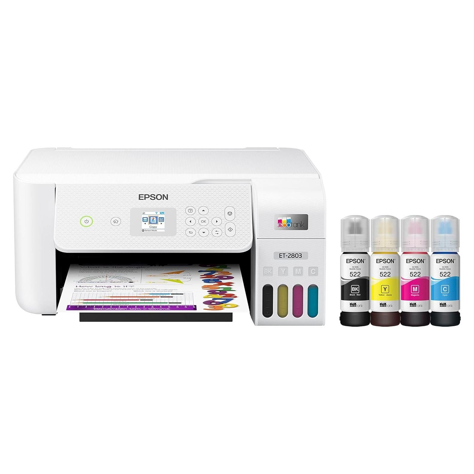 Impresora Todo-en-Uno Inalámbrica Epson EcoTank ET-2803