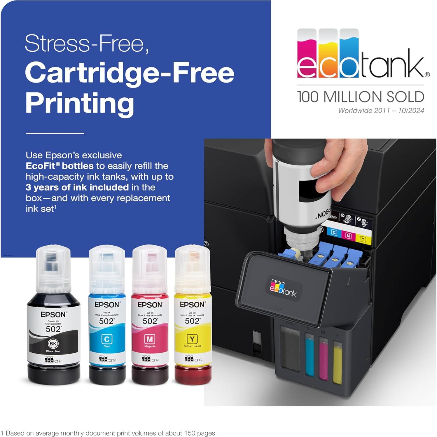 Impresora Multifuncional Epson EcoTank ET-4950 Inalámbrica