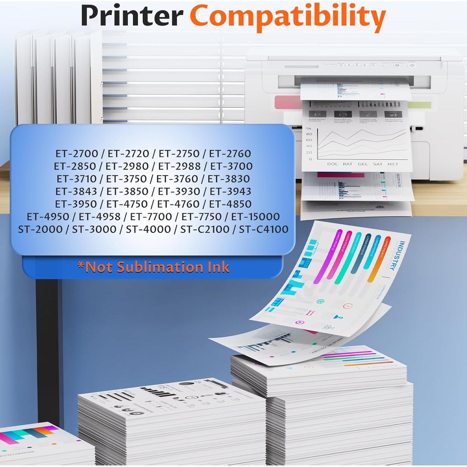 Botellas de Tinta de Recarga 502 QIOCKTO - Paquete de 5