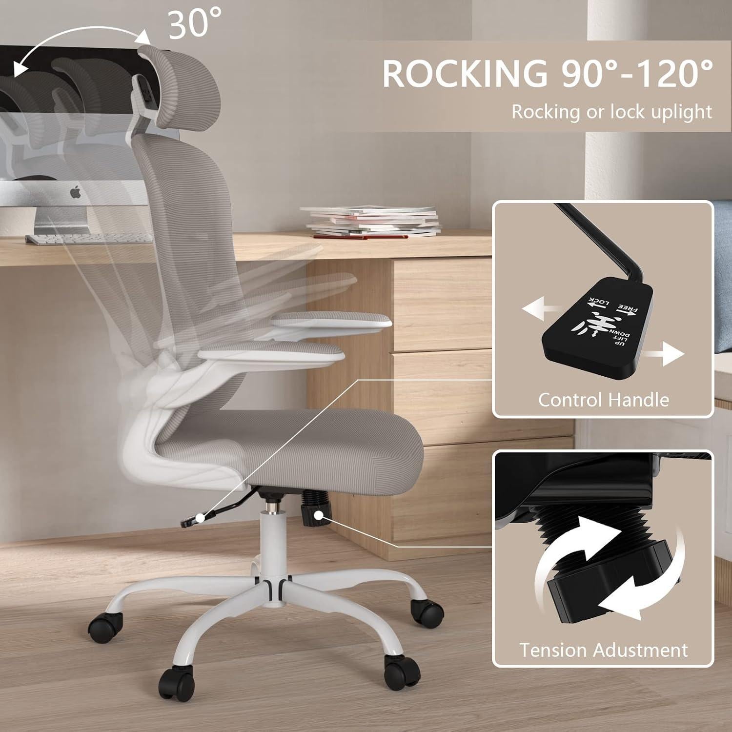 Silla de Oficina Ergonómica Silybon MA-938 con Reposacabezas