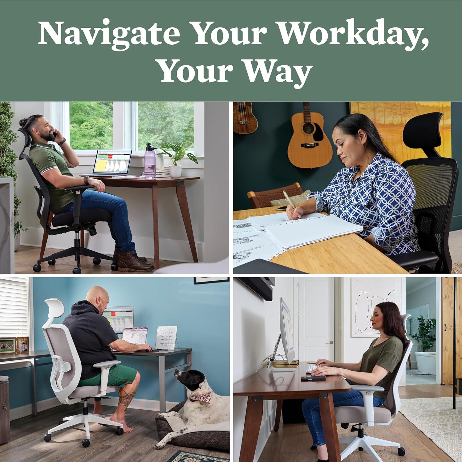 Silla de Oficina Ergonómica HON Altern con Respaldo de Malla