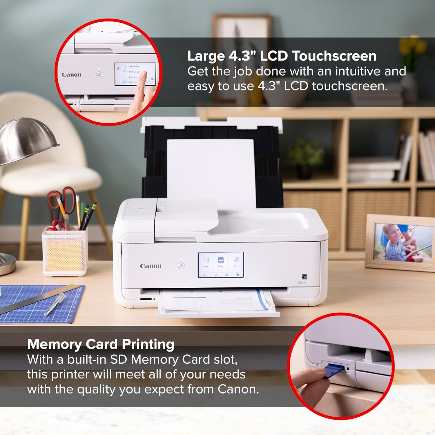 Impresora Inalámbrica Todo-en-Uno Canon PIXMA TS9521C