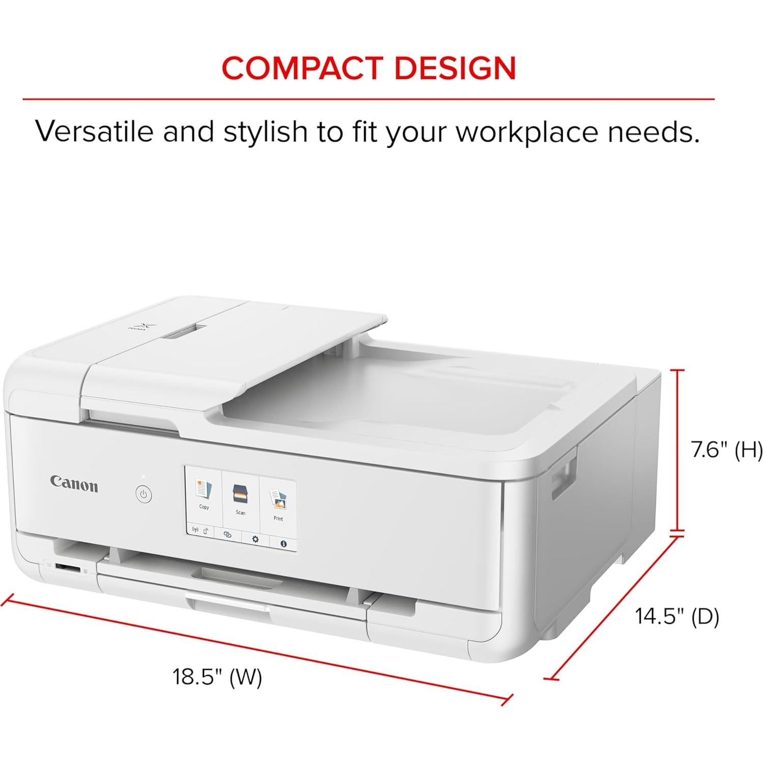 Impresora Inalámbrica Todo-en-Uno Canon PIXMA TS9521C