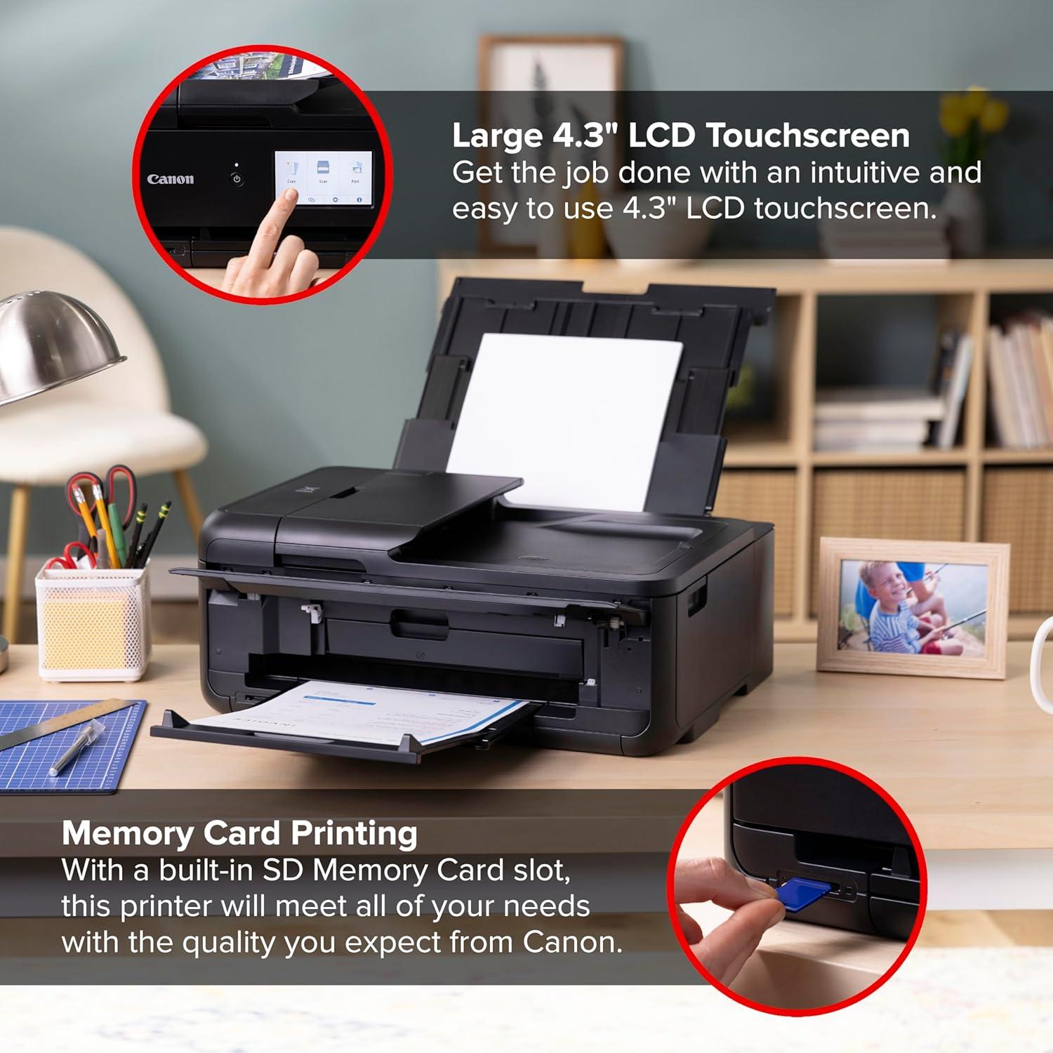 Impresora Inalámbrica Canon PIXMA TS9520a Todo-en-Uno