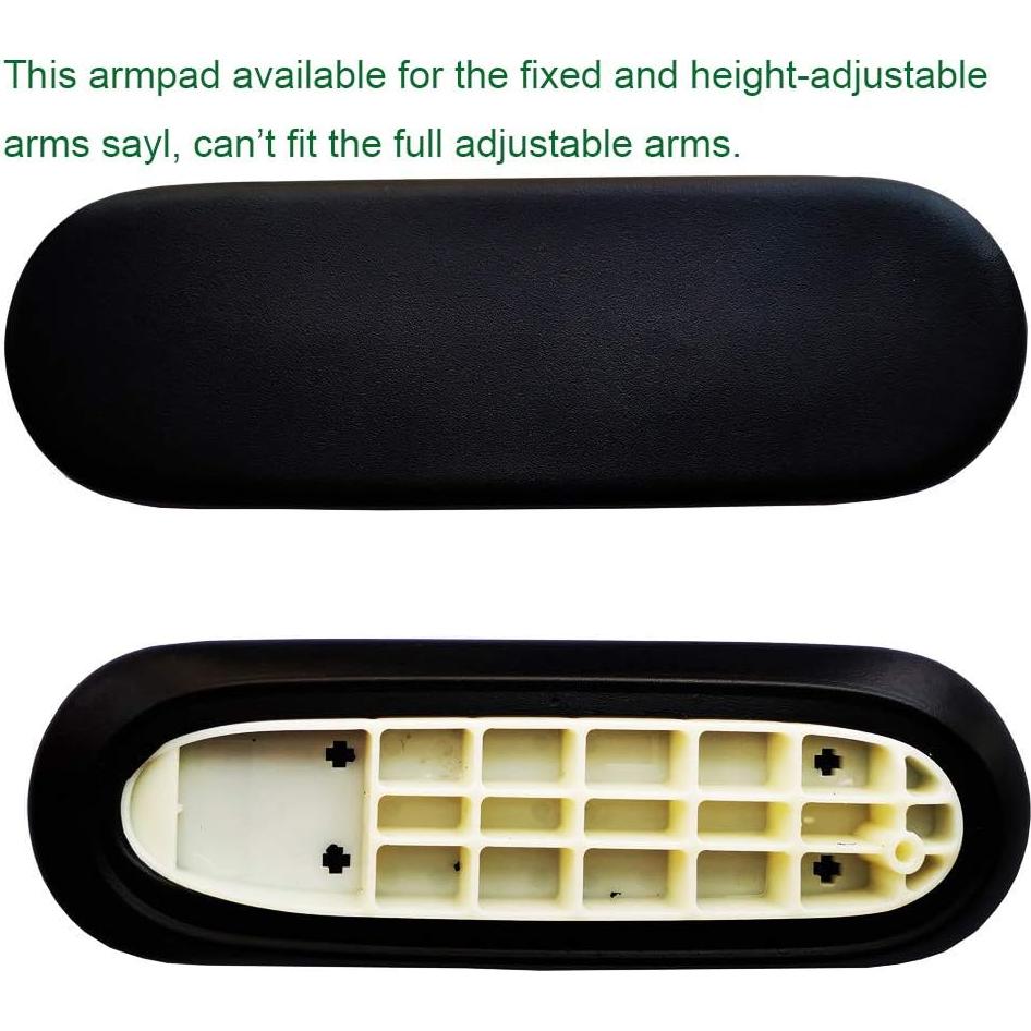 Almohadillas para Brazos Silla Oficina Herman Miller Sayl Negro