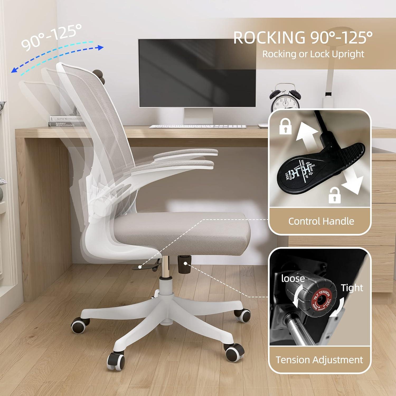Silla de Oficina Ergonómica Monhey 9409B-WK con Soporte Lumbar