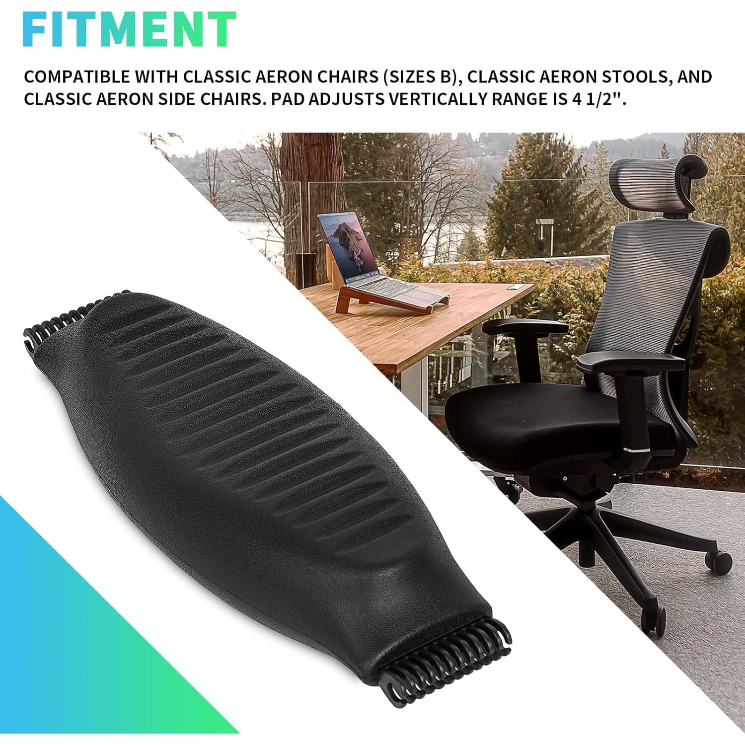 Almohadilla de Soporte Lumbar ECOTRIC para Silla Aeron Tamaño B