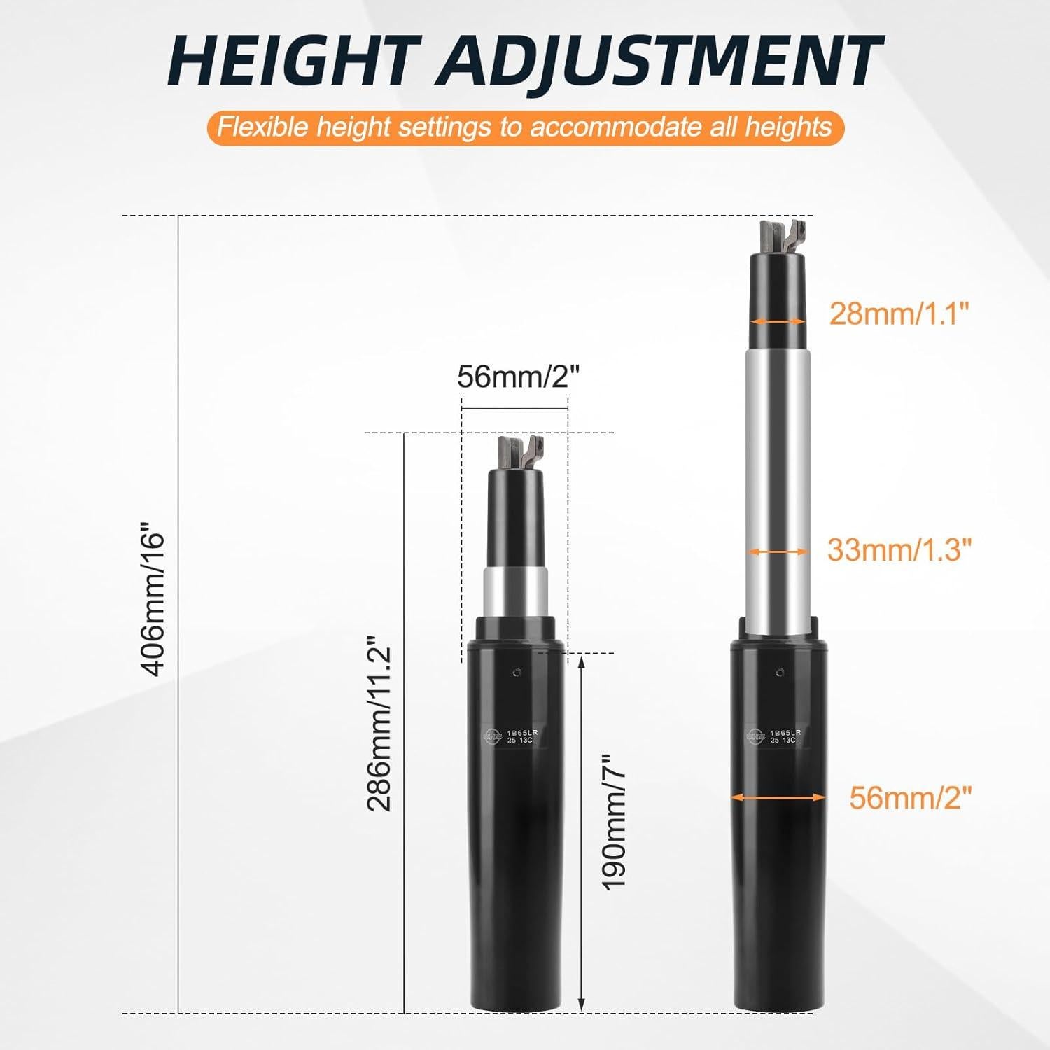 Cilindro de Gas Herman Miller Aeron 500 lbs Alta Resistencia
