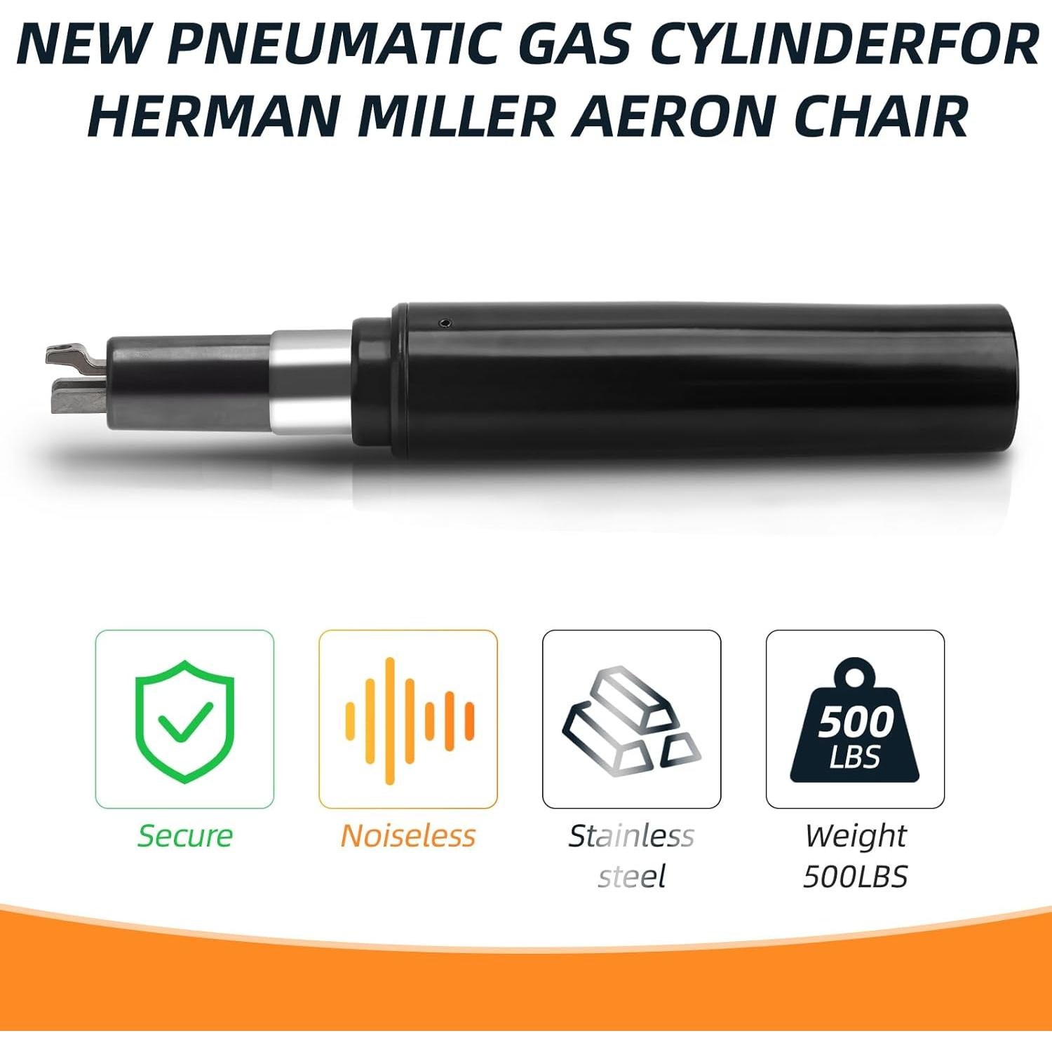 Cilindro de Gas Herman Miller Aeron 500 lbs Alta Resistencia