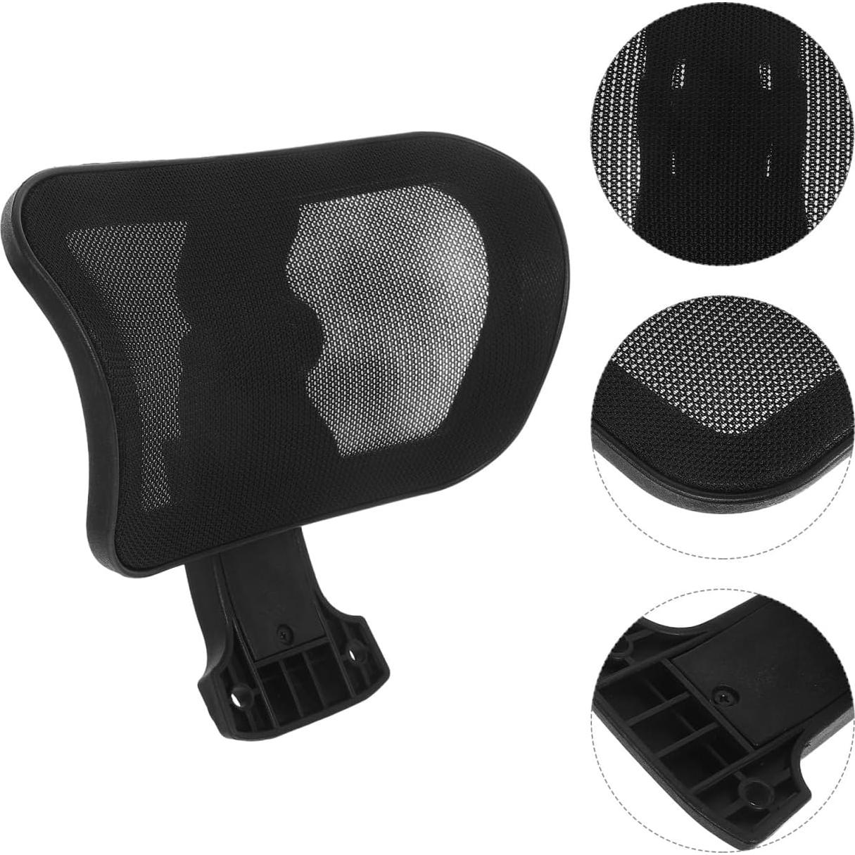 Reposacabezas ajustable Tofficu para silla de oficina negro