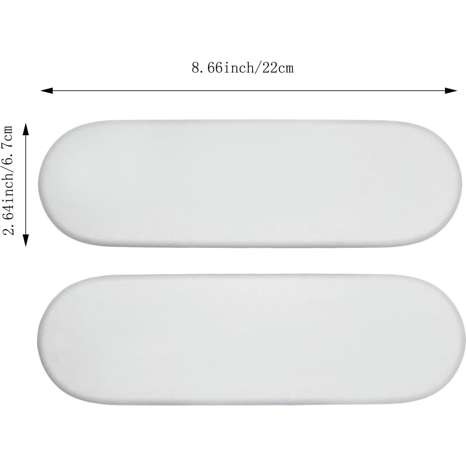 Almohadilla Reposabrazos Silla Oficina Yerinmeich Gris Claro