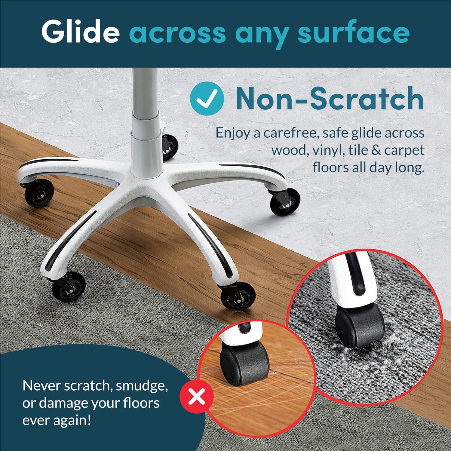 Ruedas de Silla de Oficina Lifelong 7.62cm Alta Resistencia Juego de 5