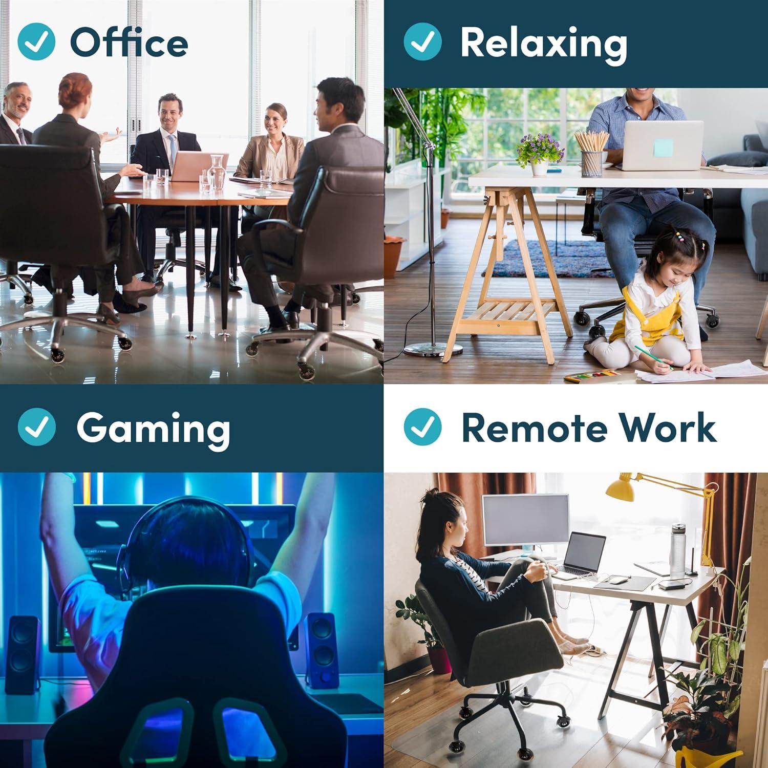 Ruedas de Silla de Oficina Lifelong 7.62cm Alta Resistencia Juego de 5