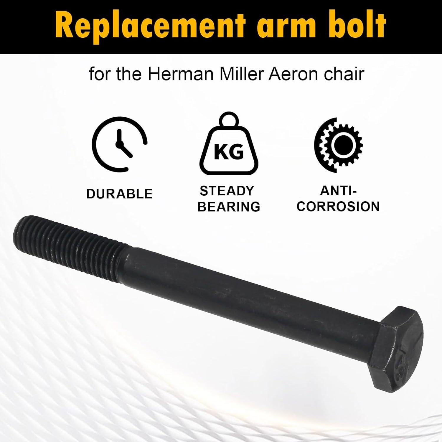 Pernos de brazo para silla Herman Miller Aeron - Paquete de 2