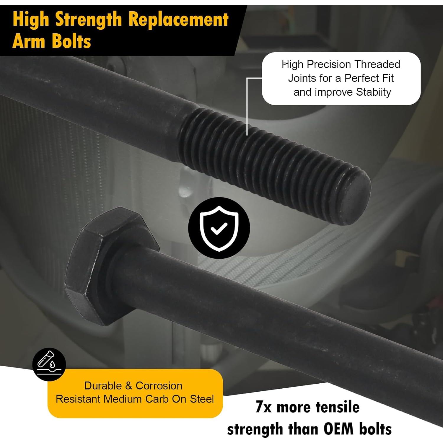 Pernos de brazo para silla Herman Miller Aeron - Paquete de 2