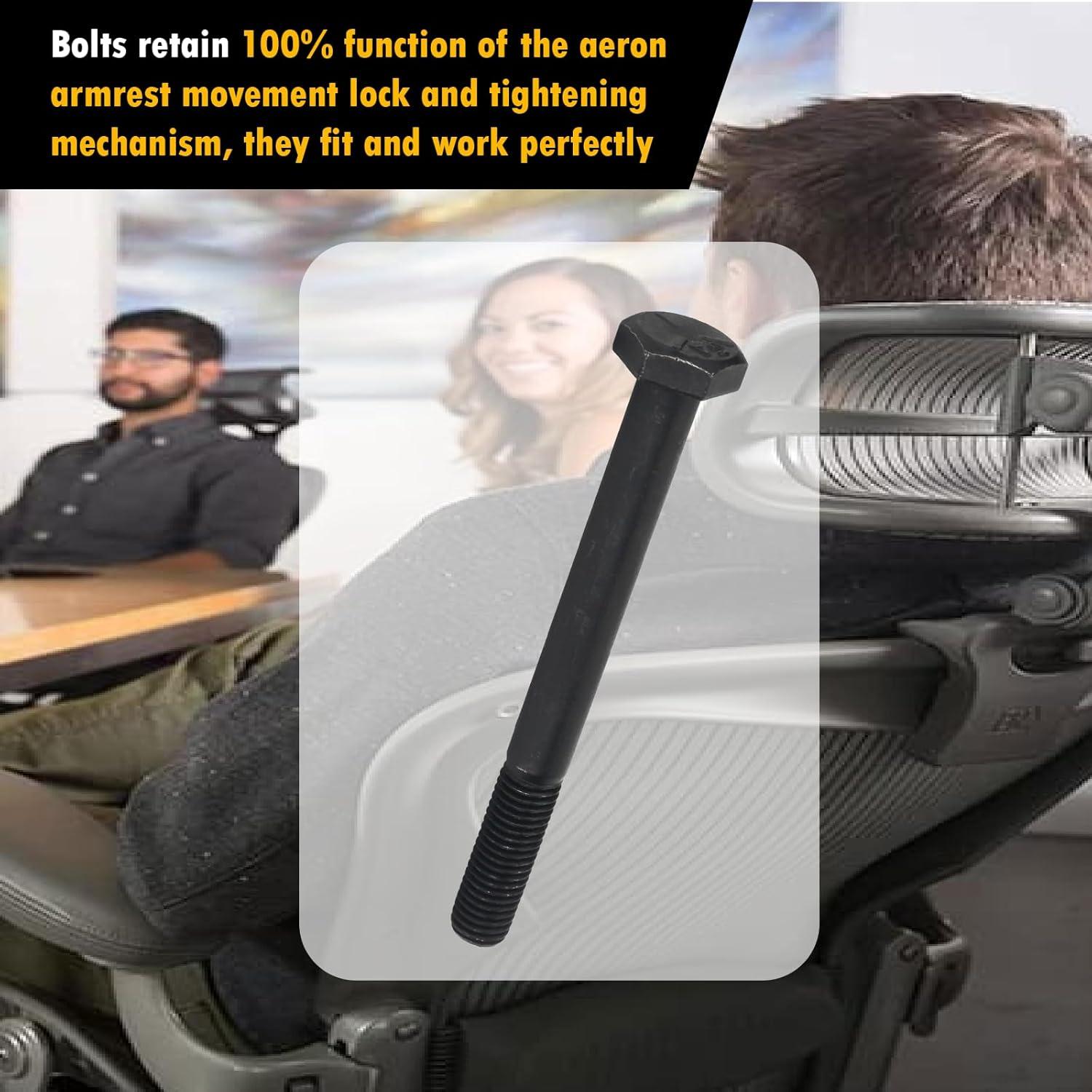 Pernos de brazo para silla Herman Miller Aeron - Paquete de 2